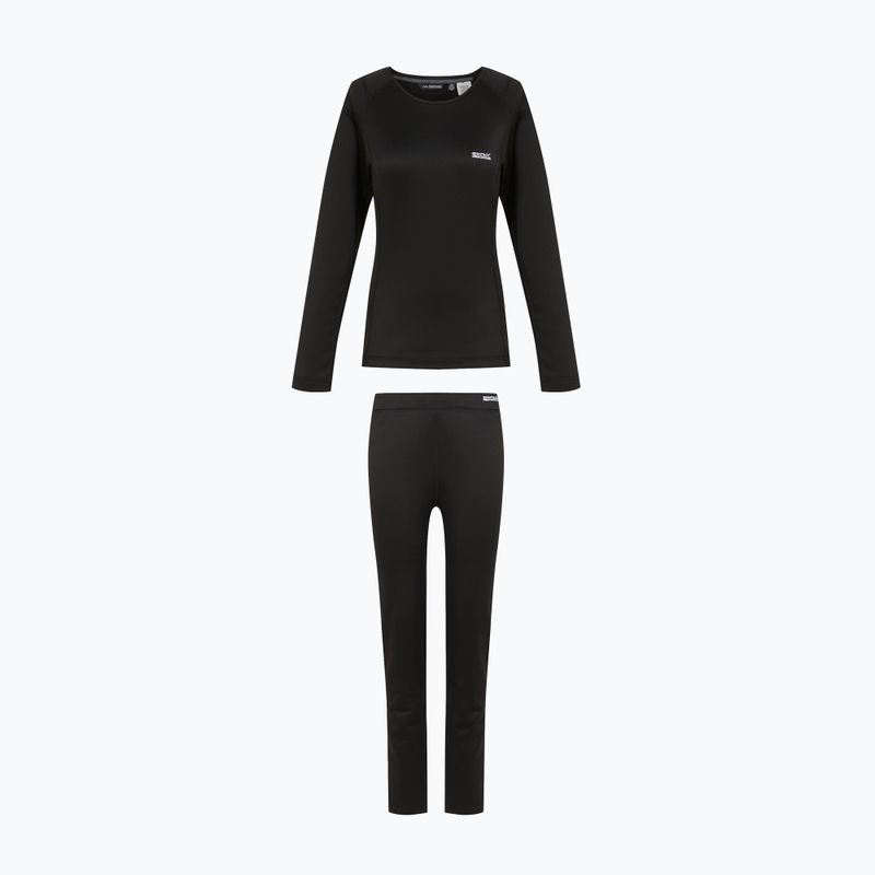 Női thermo fehérnemű szett Regatta Thermal Baselayer black 6