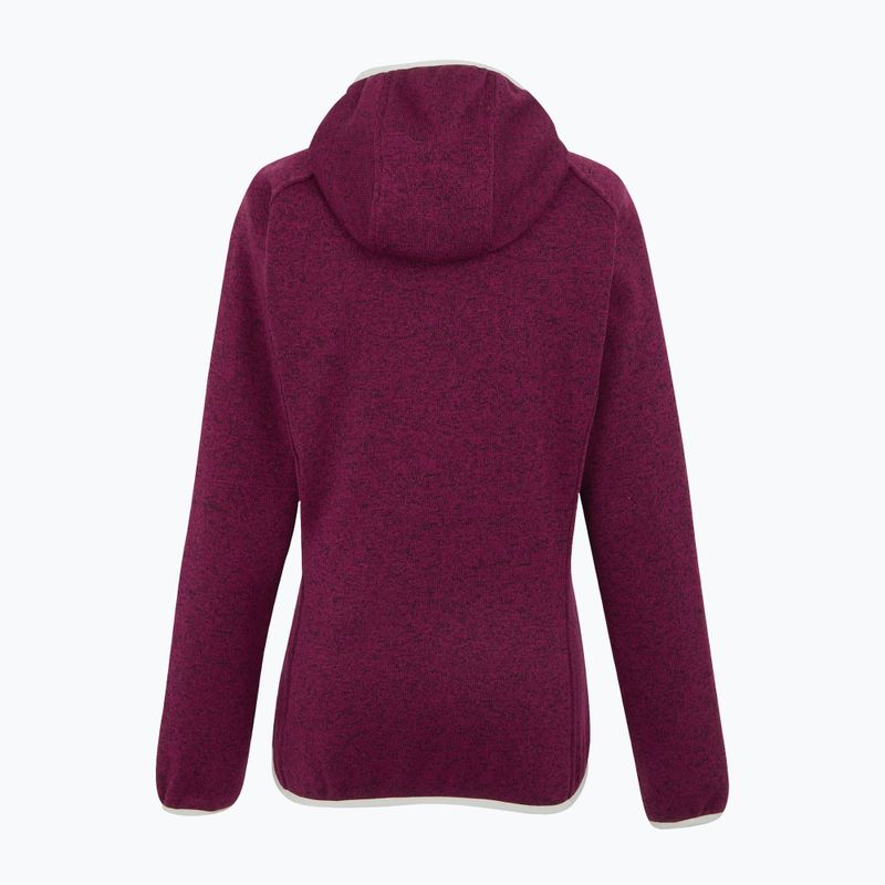 Női fleece kapucnis pulóver REGATTA Newhill II beaujolais/light vanília 8