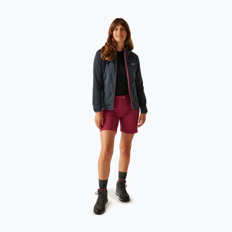 Női fleece kapucnis pulóver REGATTA Newhill II pecsét szürke/pop 2