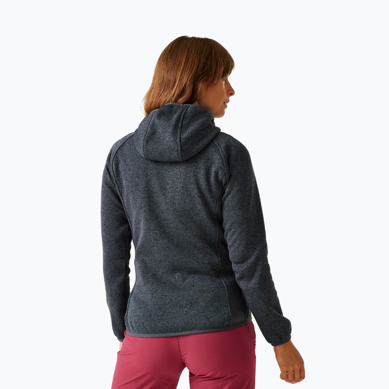 Női fleece kapucnis pulóver REGATTA Newhill II pecsét szürke/pop 3
