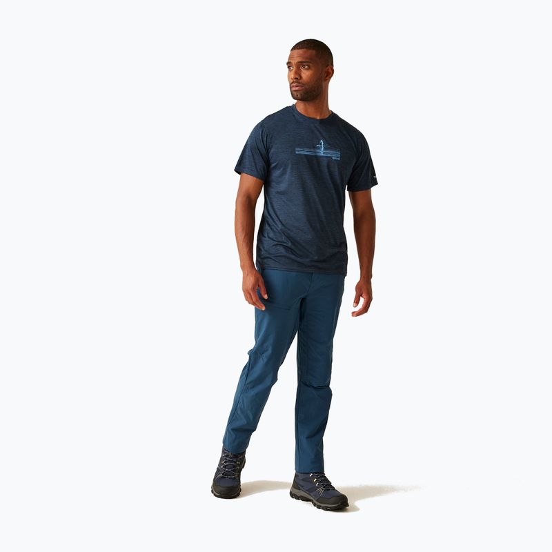 Férfi REGATTA Fingal IX trekking ing moonlight denim marl 2