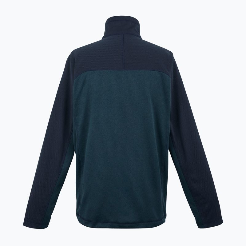 Férfi REGATT Highton Full Zip Midlayer melegítőfelső moonlight denim/navy 8