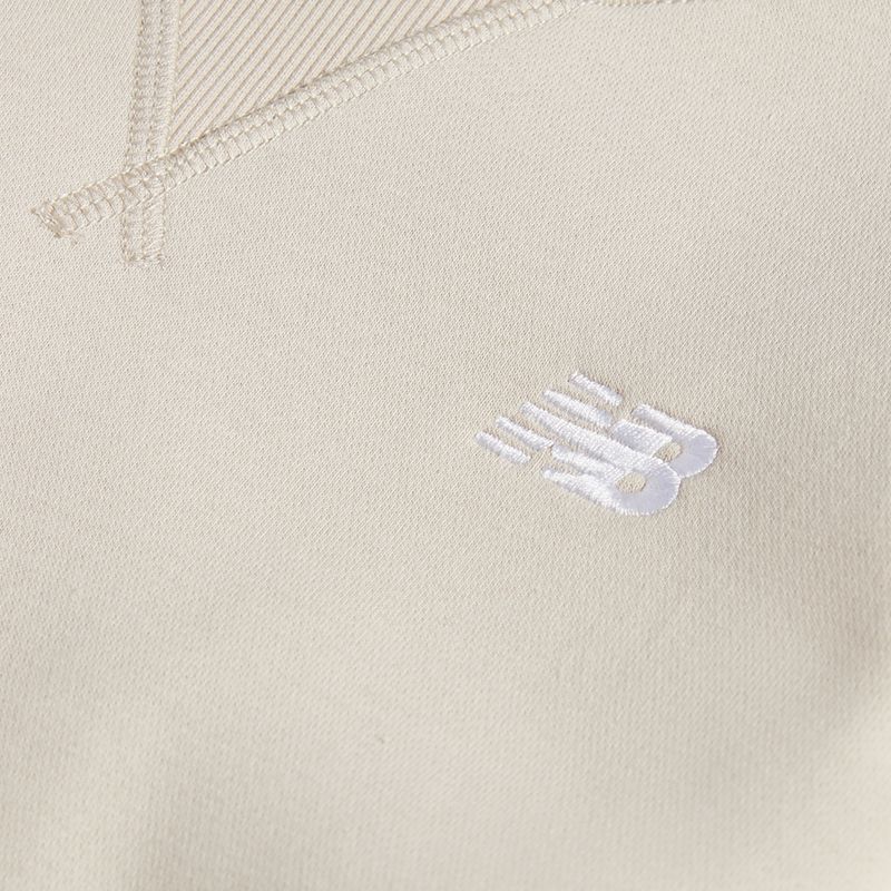 Gyerek pulóver New Balance Brush Back Small Logo Crew timberwolf 8