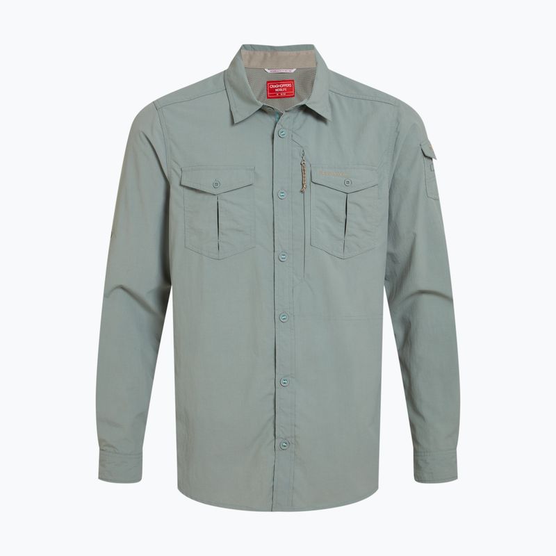 Férfi ing Craghoppers NosiLife Adventure Long Sleeved Shirt III lichen green 10