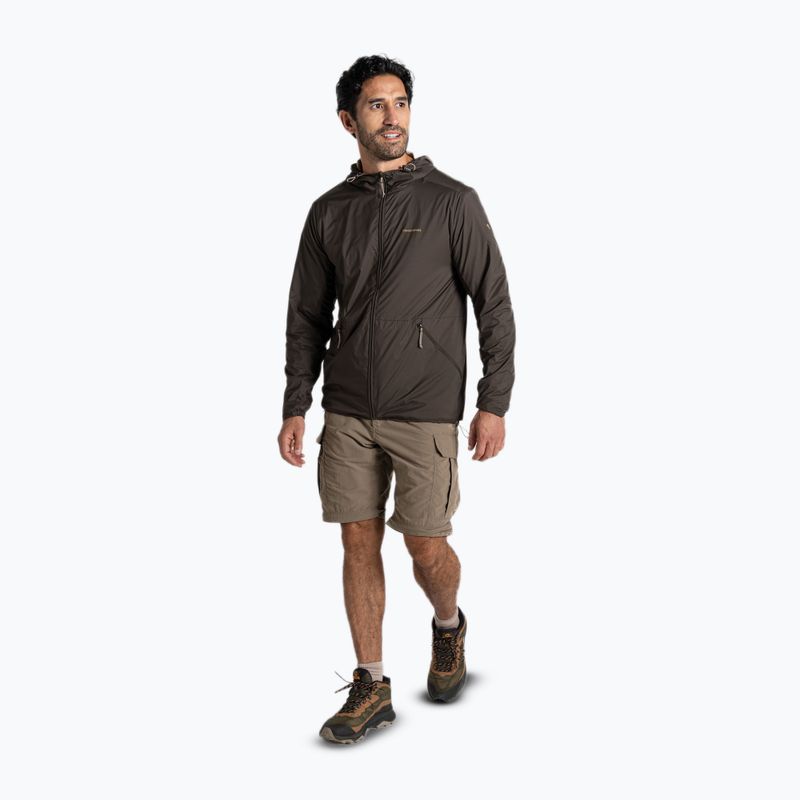 Férfi Craghoppers NosiLife Ovis Reversible Woodland zöld / földig érő szélkabát 2