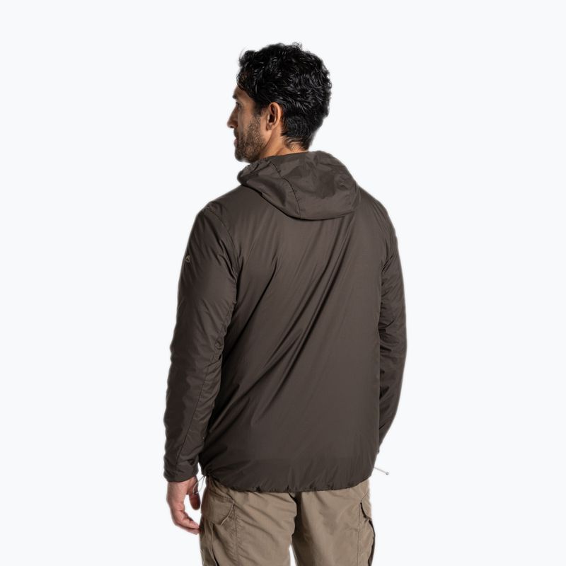 Férfi Craghoppers NosiLife Ovis Reversible Woodland zöld / földig érő szélkabát 3