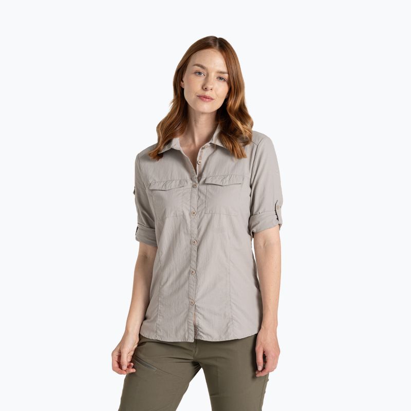 Női ing Craghoppers NosiLife Adventure Long Sleeved Shirt III soft mushroom 3