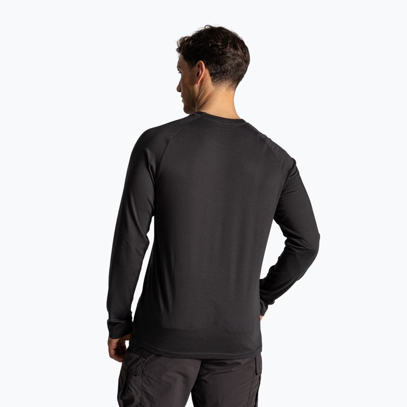 Férfi trekking hosszú ujjú póló Craghoppers NosiLife Nour Long Sleeve dark iron 3