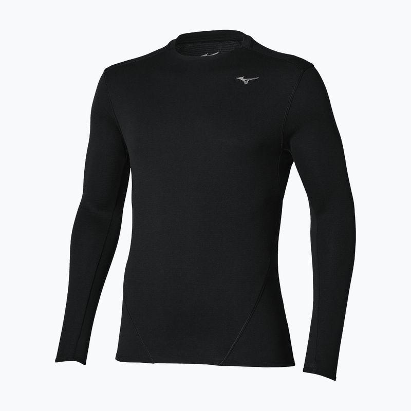 Férfi futó hosszú ujjú póló Mizuno Tech Thermal Charge Breath Thermo Long Sleeve Tee black