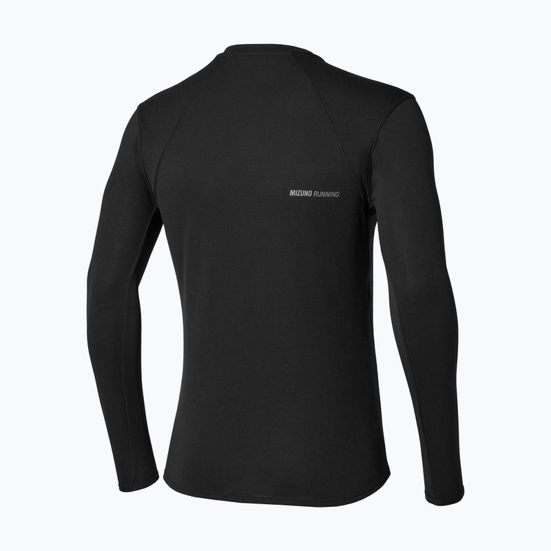 Férfi futó hosszú ujjú póló Mizuno Tech Thermal Charge Breath Thermo Long Sleeve Tee black 2