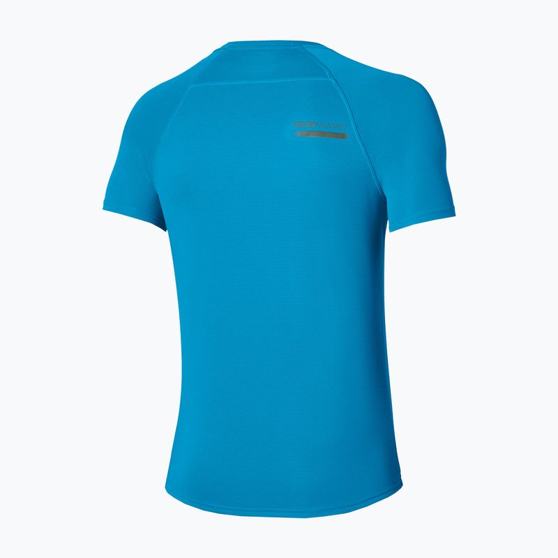 Férfi futó póló Mizuno Active Dryaeroflow blue jewel 2