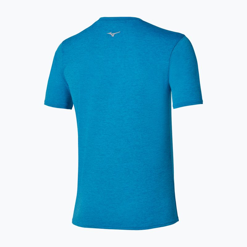 Férfi futó póló Mizuno Core Runbird Short Sleeve Tee blue jewel 2