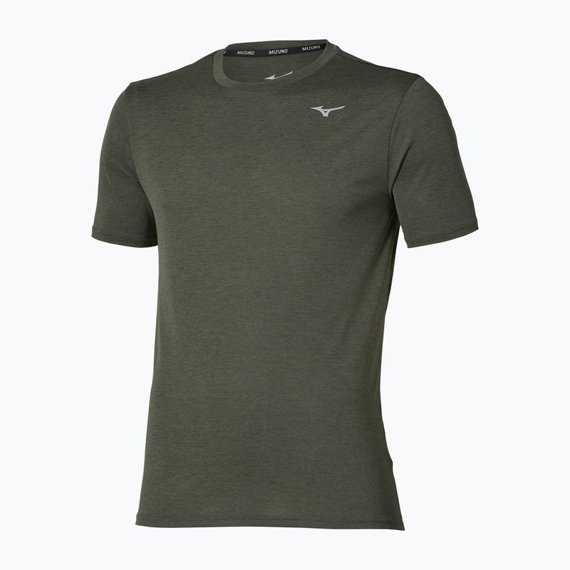 Férfi futó póló Mizuno Core Run Short Sleeve Tee forest night