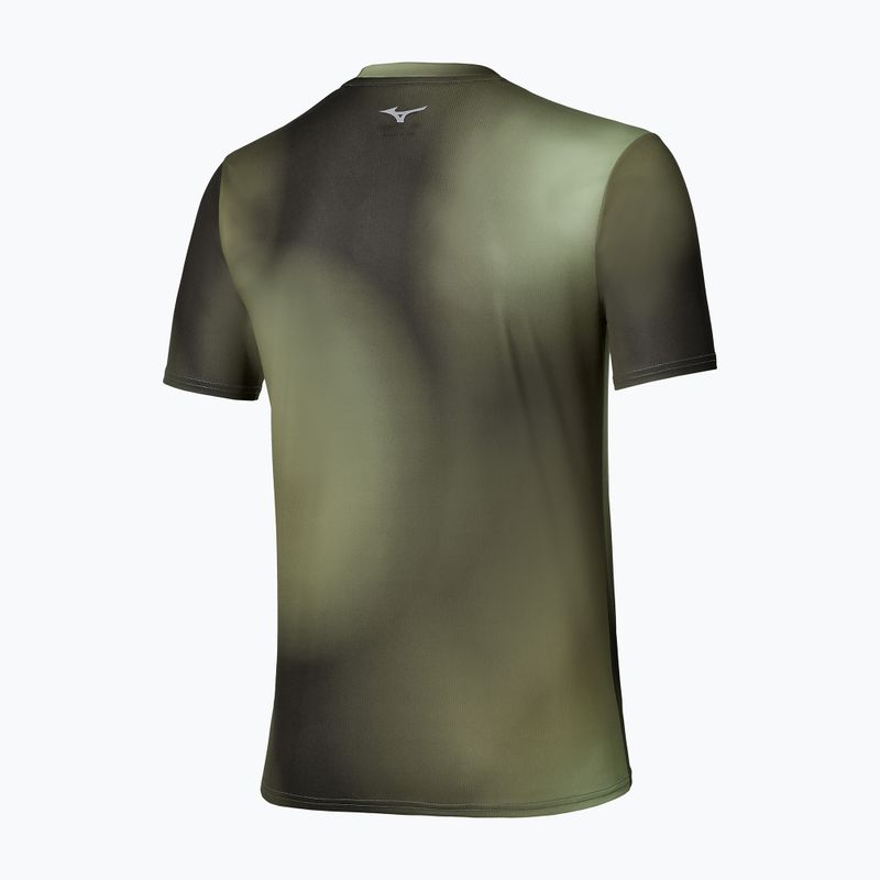 Férfi futó póló Mizuno Core Graphic Short Sleeve forest night 2