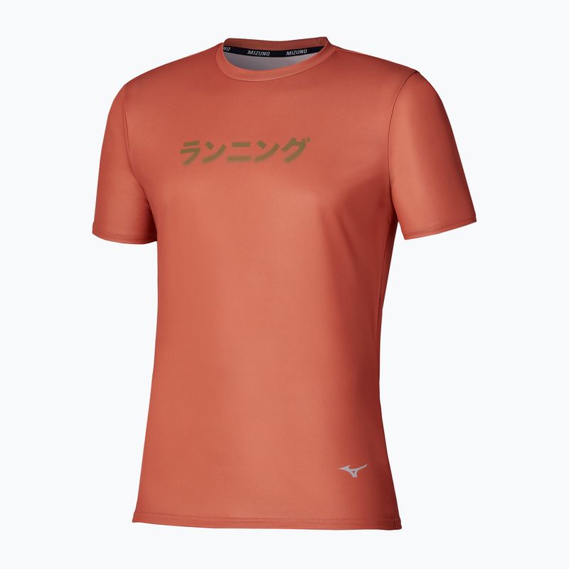 Férfi futó póló Mizuno Core Graphic Short Sleeve ginger
