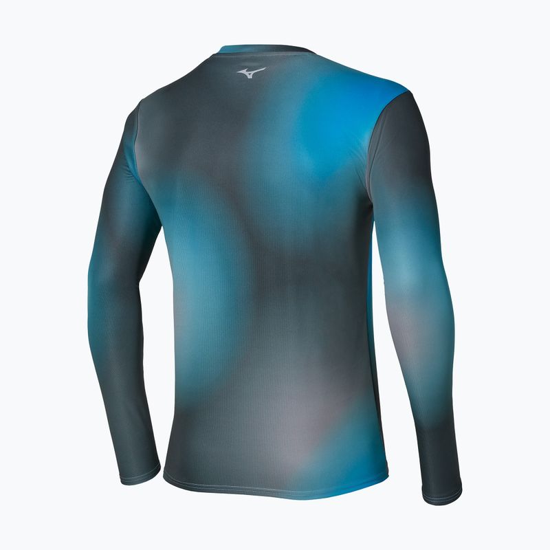 Férfi futó hosszú ujjú póló Mizuno Core Graphic Long Sleeve Tee dark slate 2