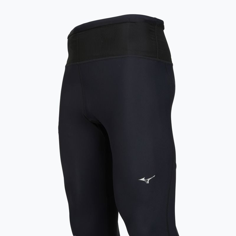 Férfi futóleggingsek Mizuno multi pocket long tight Black 3
