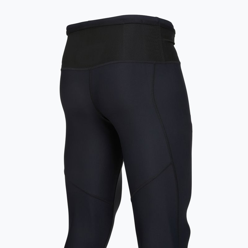 Férfi futóleggingsek Mizuno multi pocket long tight Black 4