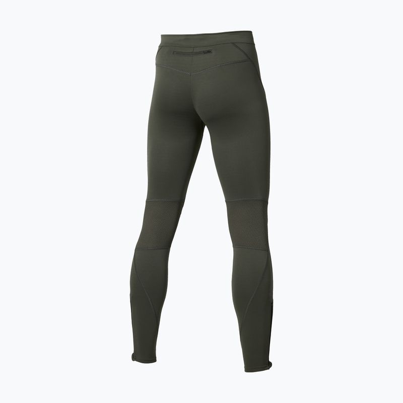 Férfi futóleggingsek Mizuno Active Warmalite Long Tight forest night 2