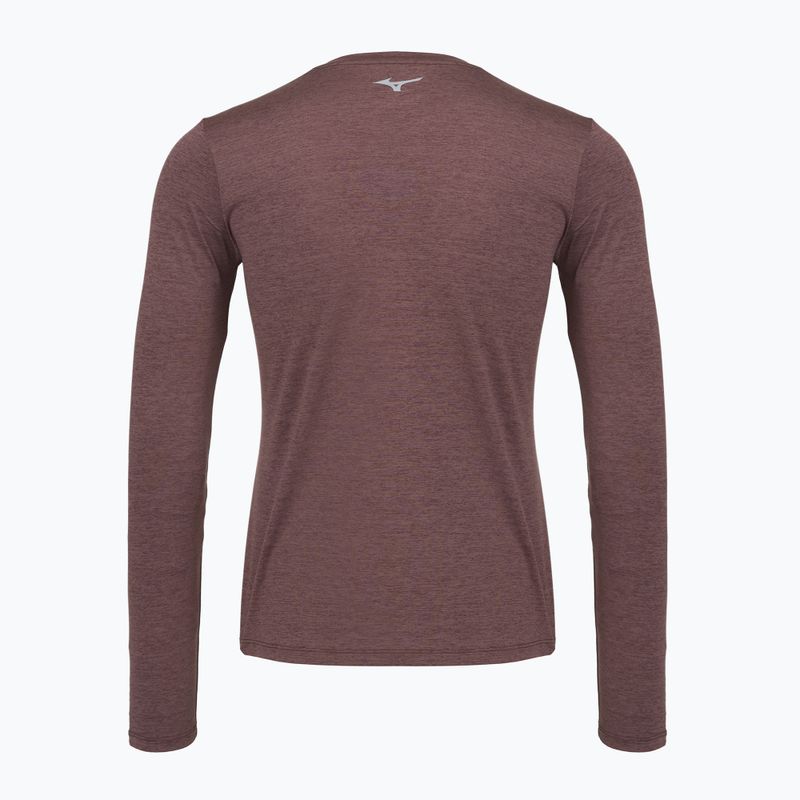 Férfi futó hosszú ujjú póló Mizuno Core Impulse Long Sleeve Tee pepper corn 2