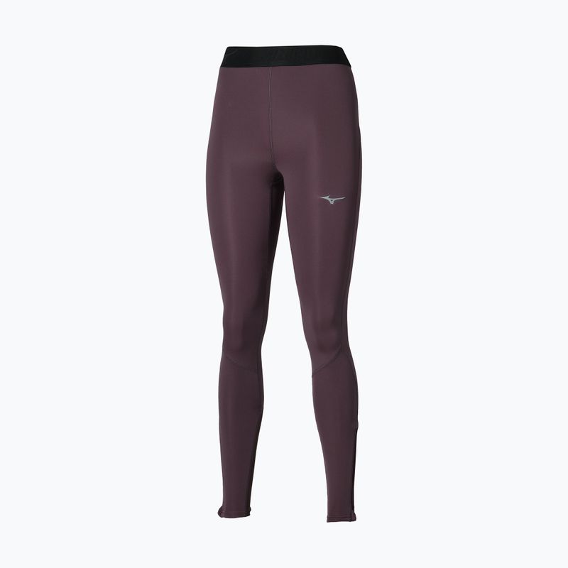 Női futóleggingsek Mizuno Core Impulse Long Tight raisin