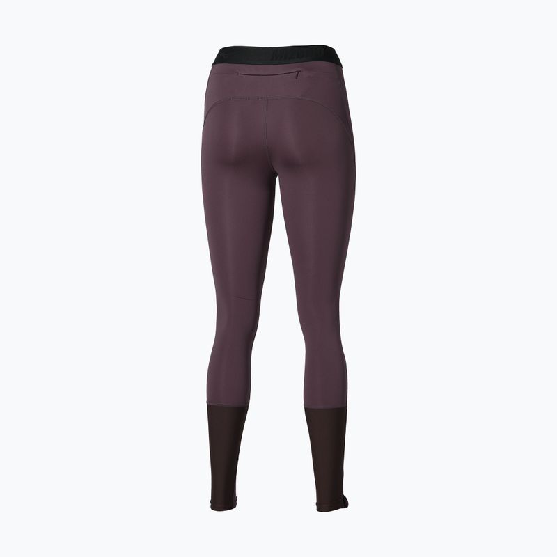 Női futóleggingsek Mizuno Core Impulse Long Tight raisin 2
