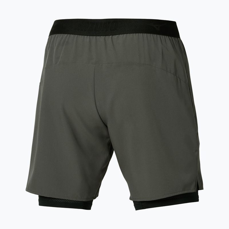 Férfi futónadrág Mizuno Core 7.5 Inches 2In1 forest night 2
