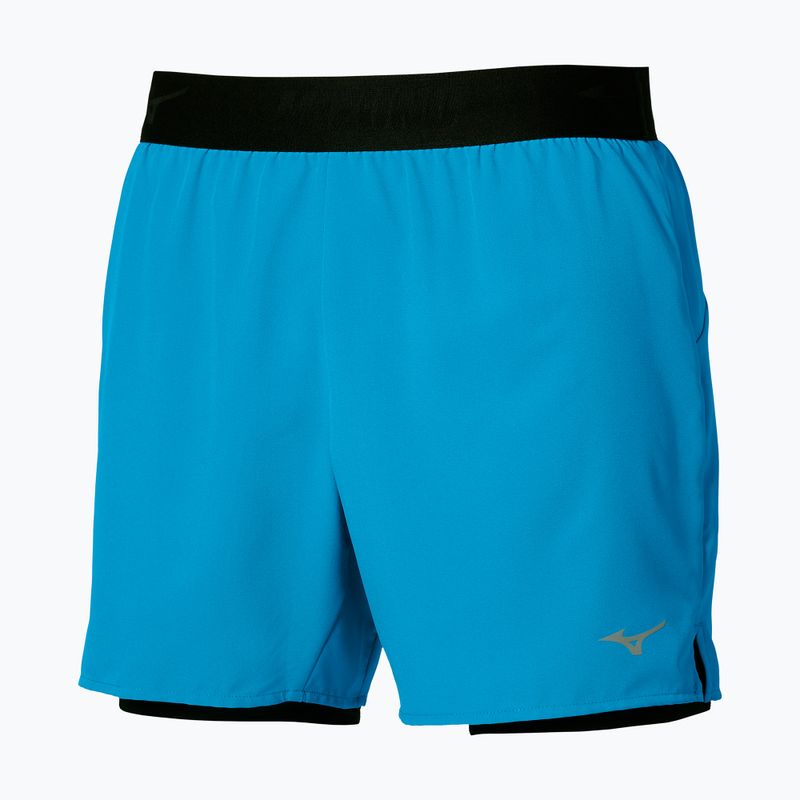 Férfi futónadrág Mizuno Core 5.5 Inches 2In1 blue jewel
