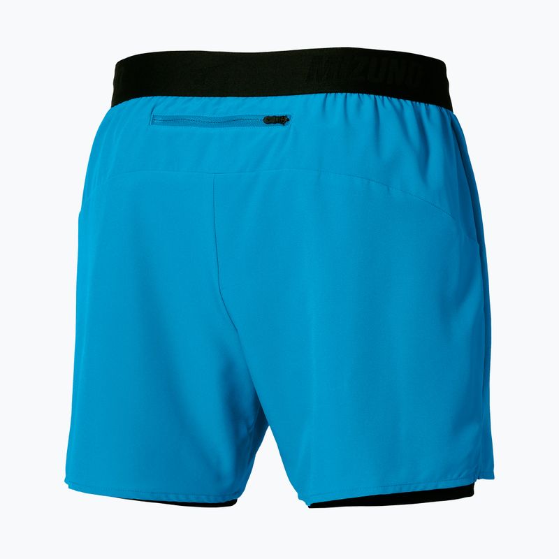 Férfi futónadrág Mizuno Core 5.5 Inches 2In1 blue jewel 2