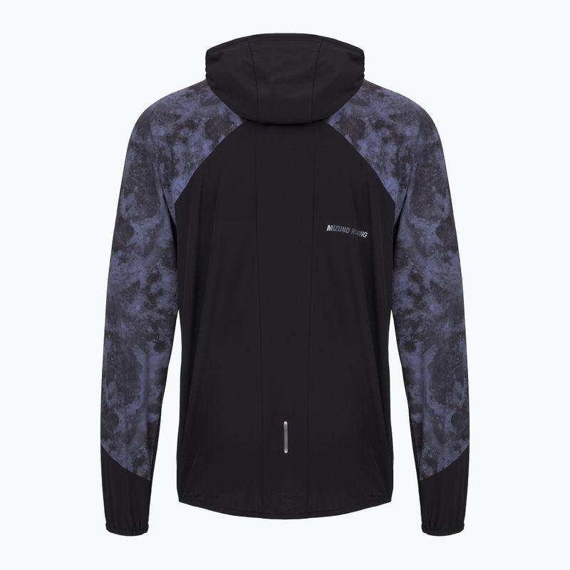 Férfi futókabát Mizuno Active Alpha Hooded Jacket gekko 2