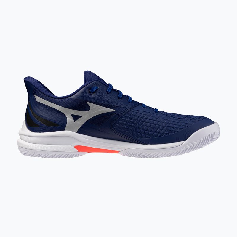 Férfi teniszcipő Mizuno Wave Exceed Tour 7 CC beacon blue/white/lava orange 9