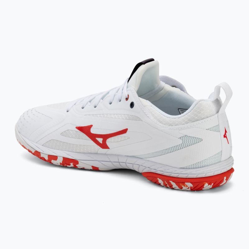 Férfi teniszcipő Mizuno Wave Drive Neo 4 white/insignia blue/orange 3