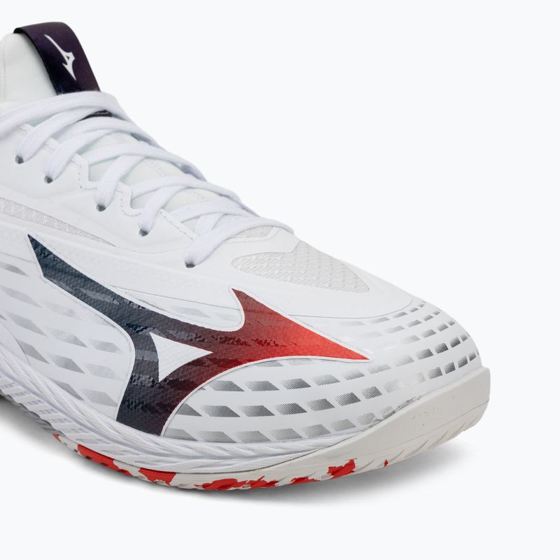 Férfi teniszcipő Mizuno Wave Drive Neo 4 white/insignia blue/orange 7