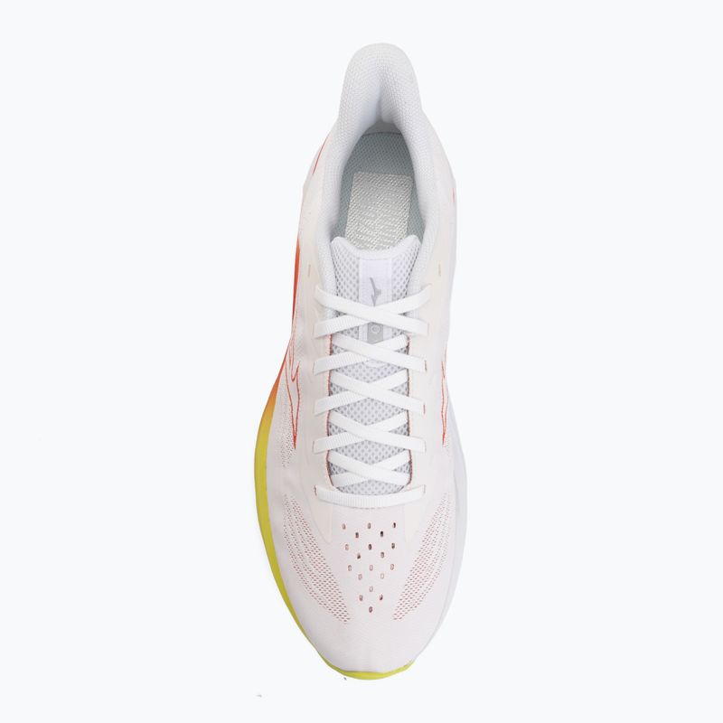 Férfi futócipők Mizuno Wave Skyrise 7 white/orange/evening primrose 5
