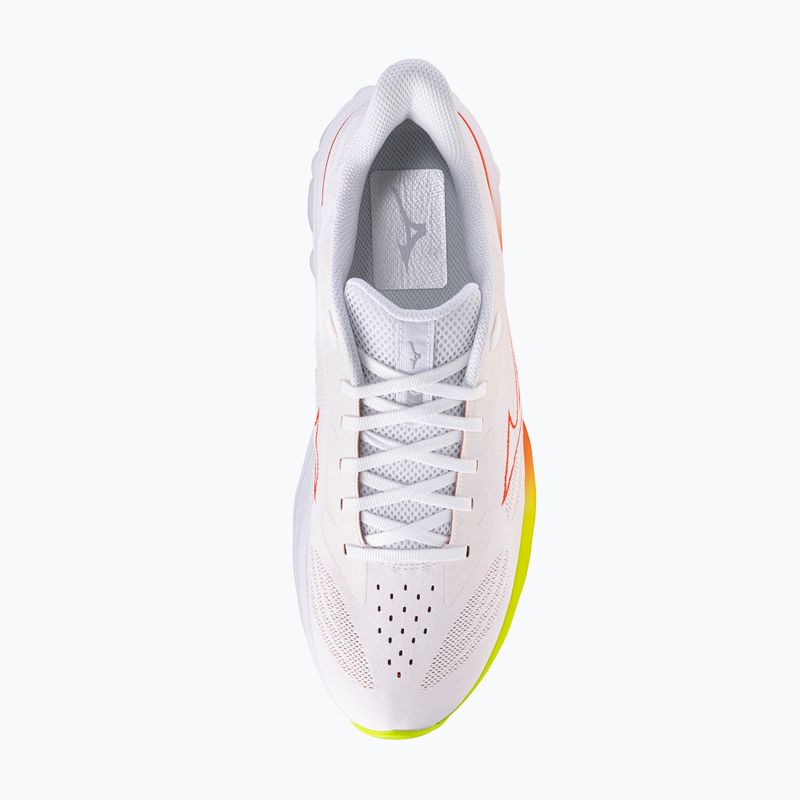 Férfi futócipők Mizuno Wave Skyrise 7 white/orange/evening primrose 5