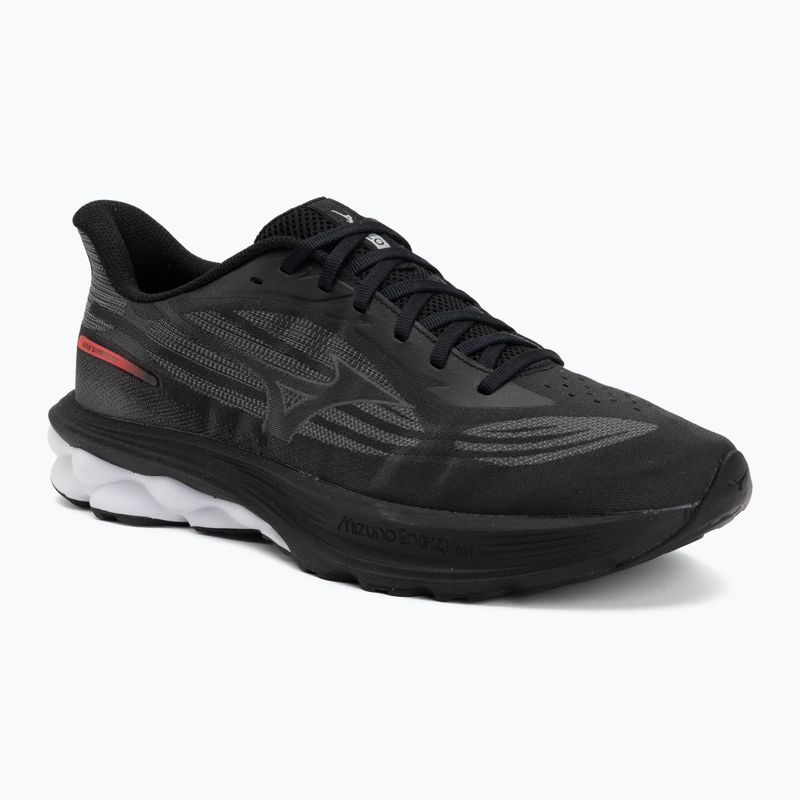Férfi futócipők Mizuno Wave Skyrise 7 black/iron gate/tomato puree