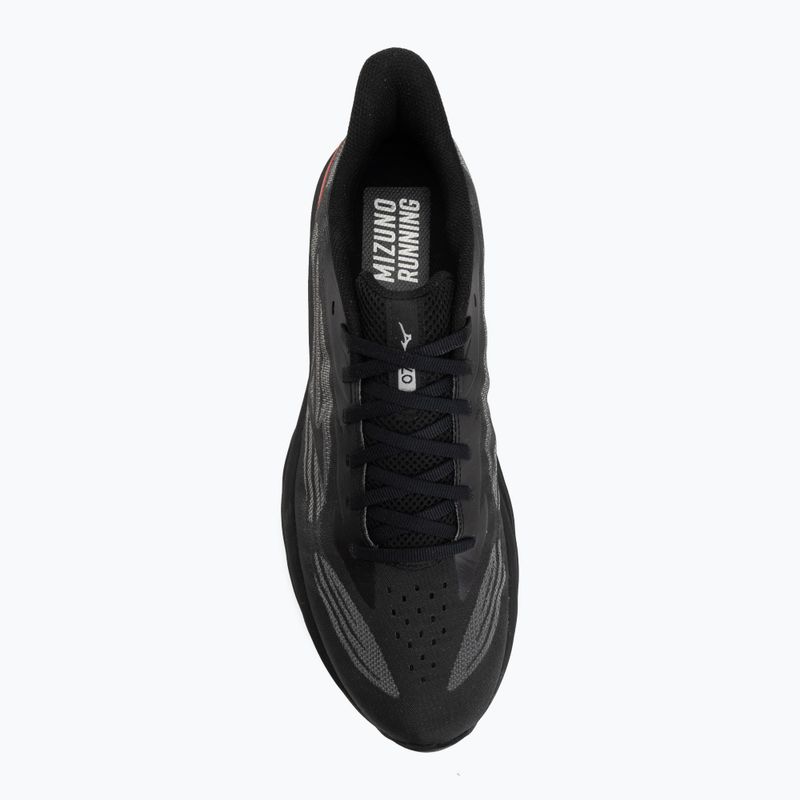 Férfi futócipők Mizuno Wave Skyrise 7 black/iron gate/tomato puree 5