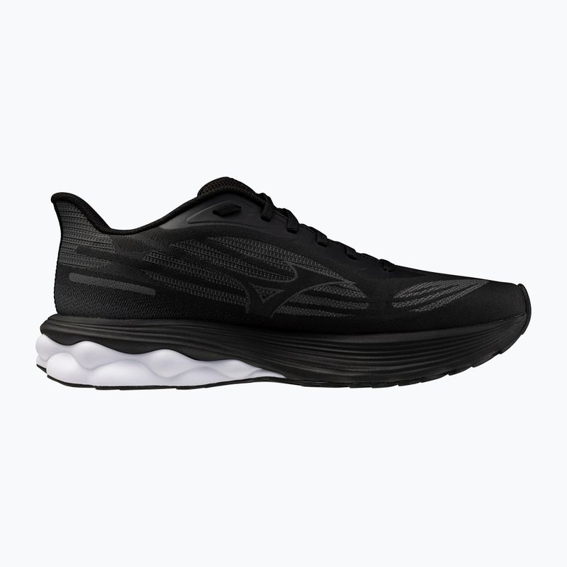 Férfi futócipők Mizuno Wave Skyrise 7 black/iron gate/tomato puree 2