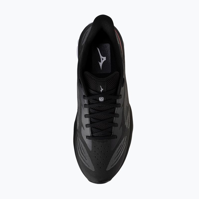 Férfi futócipők Mizuno Wave Skyrise 7 black/iron gate/tomato puree 5
