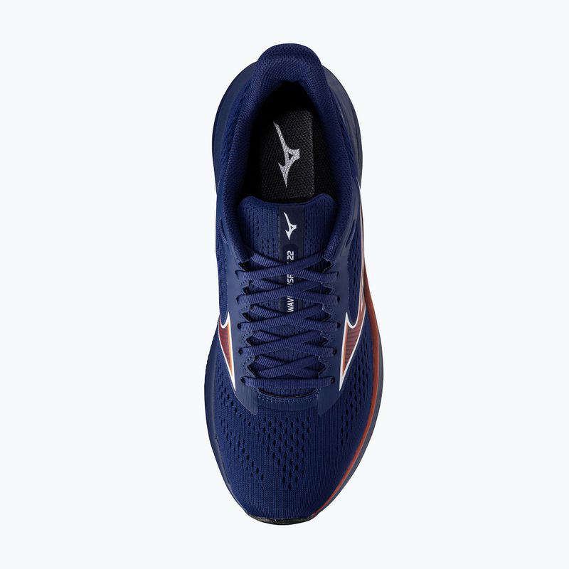 Férfi futócipők Mizuno Wave Inspire 22 beacon blue/tomato puree/firecracker 5