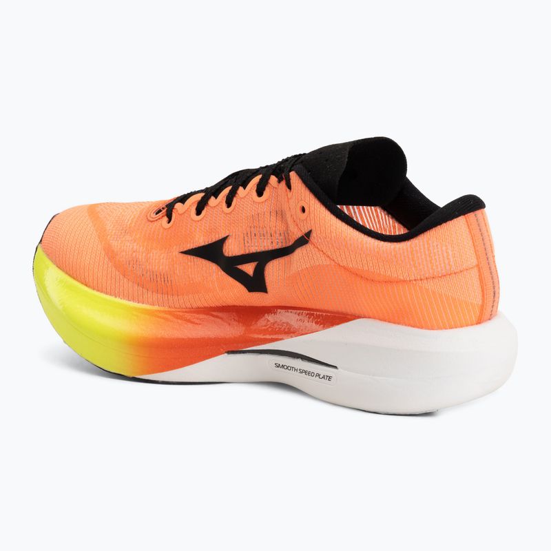 Futócipők Mizuno Hyperwarp Pure lava orange/black/lightning yellow 3