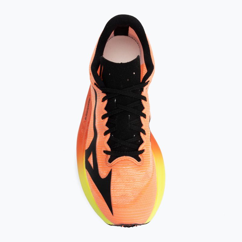 Futócipők Mizuno Hyperwarp Pure lava orange/black/lightning yellow 5