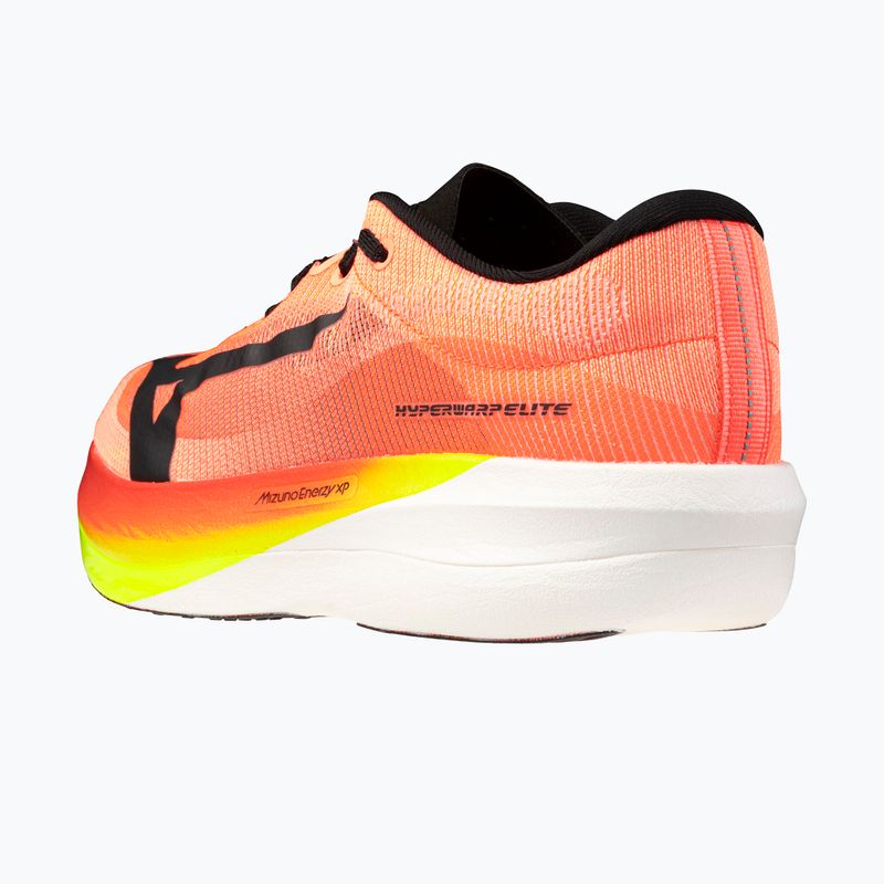 Futócipők Mizuno Hyperwarp Elite lava orange/black/lightning yellow 4