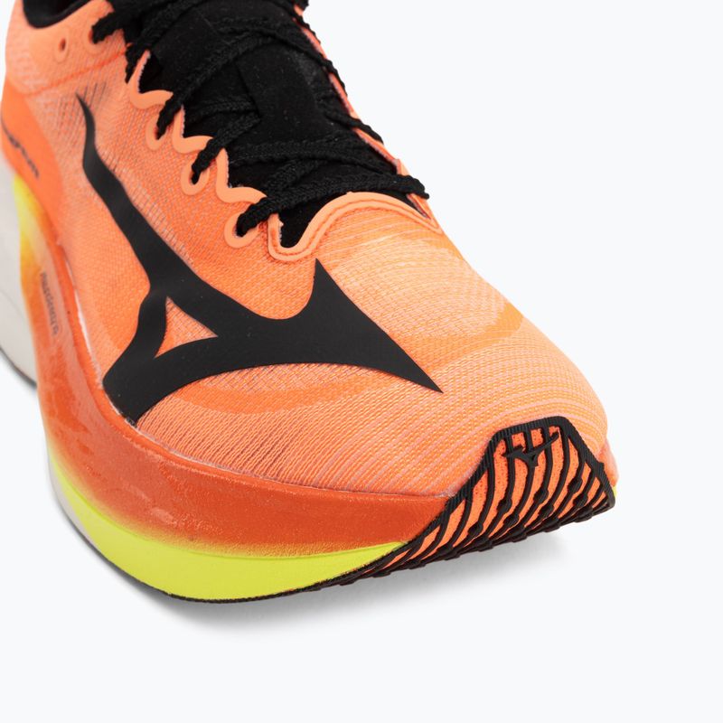Futócipők Mizuno Hyperwarp Elite lava orange/black/lightning yellow 7
