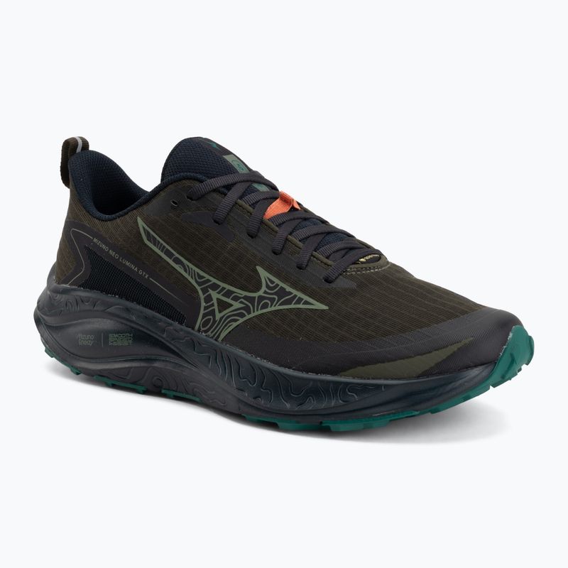 Férfi futócipők Mizuno Neo Lumina Gtx forest night/sea spray/vulcan