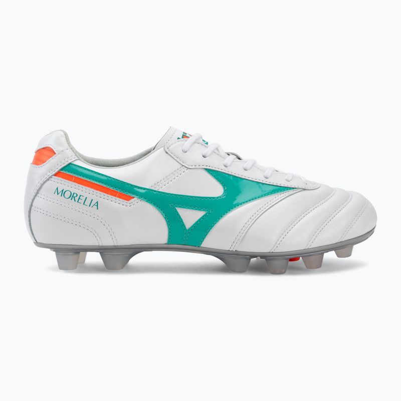 Futballcipő Mizuno Morelia II Japan FG white/arcadia/lava orange 2