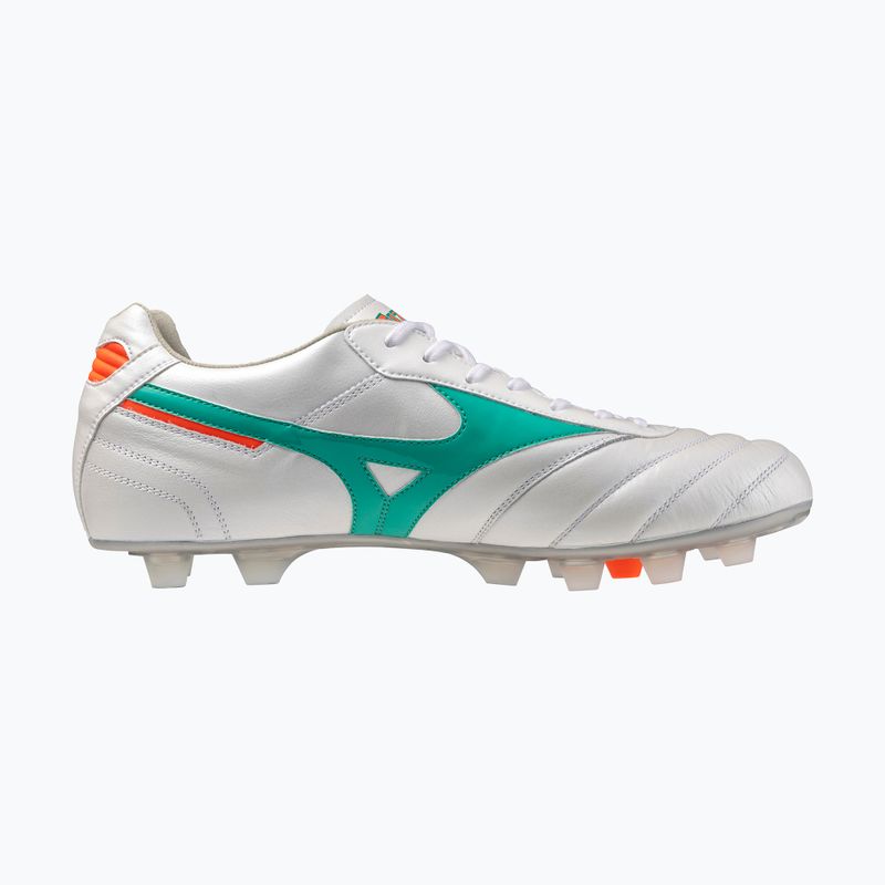 Futballcipő Mizuno Morelia II Elite FG white/arcadia/lava orange 2