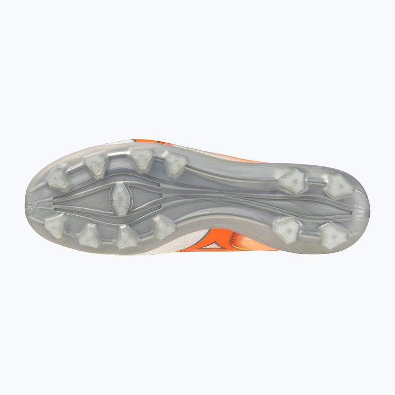 Futballcipő Mizuno Alfa III Pro FG white/lava orange/evening primrose 2