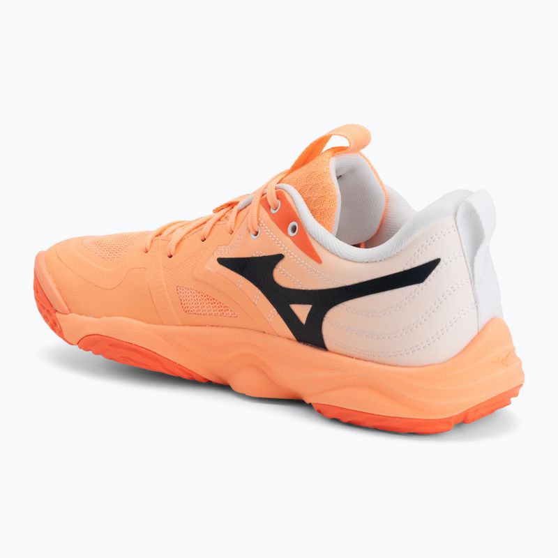 Röplabda cipő Mizuno Wave Momentum Elite flamingo coral/lava orange/white 3