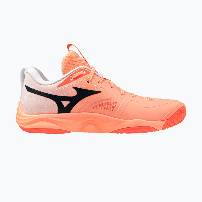 Röplabda cipő Mizuno Wave Momentum Elite flamingo coral/lava orange/white 2